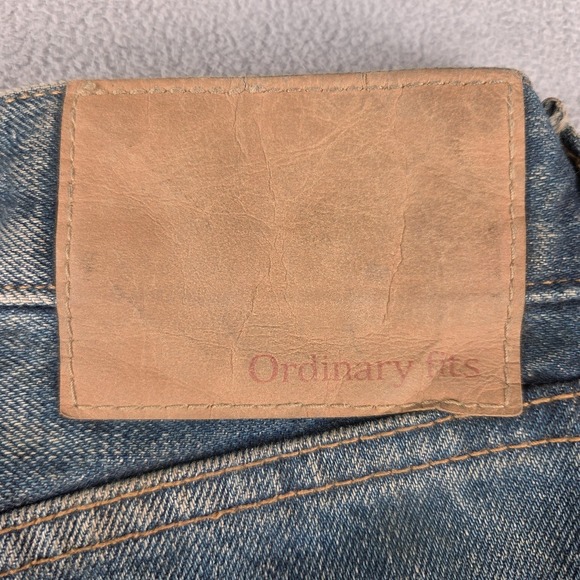 Ordinary Fits Jeans Mens 30x26 Selvedge Made In Japan Honeycomb Whiskers - Picture 5 of 13
